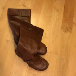 Mix Mooz tall brown buckle boots size 8